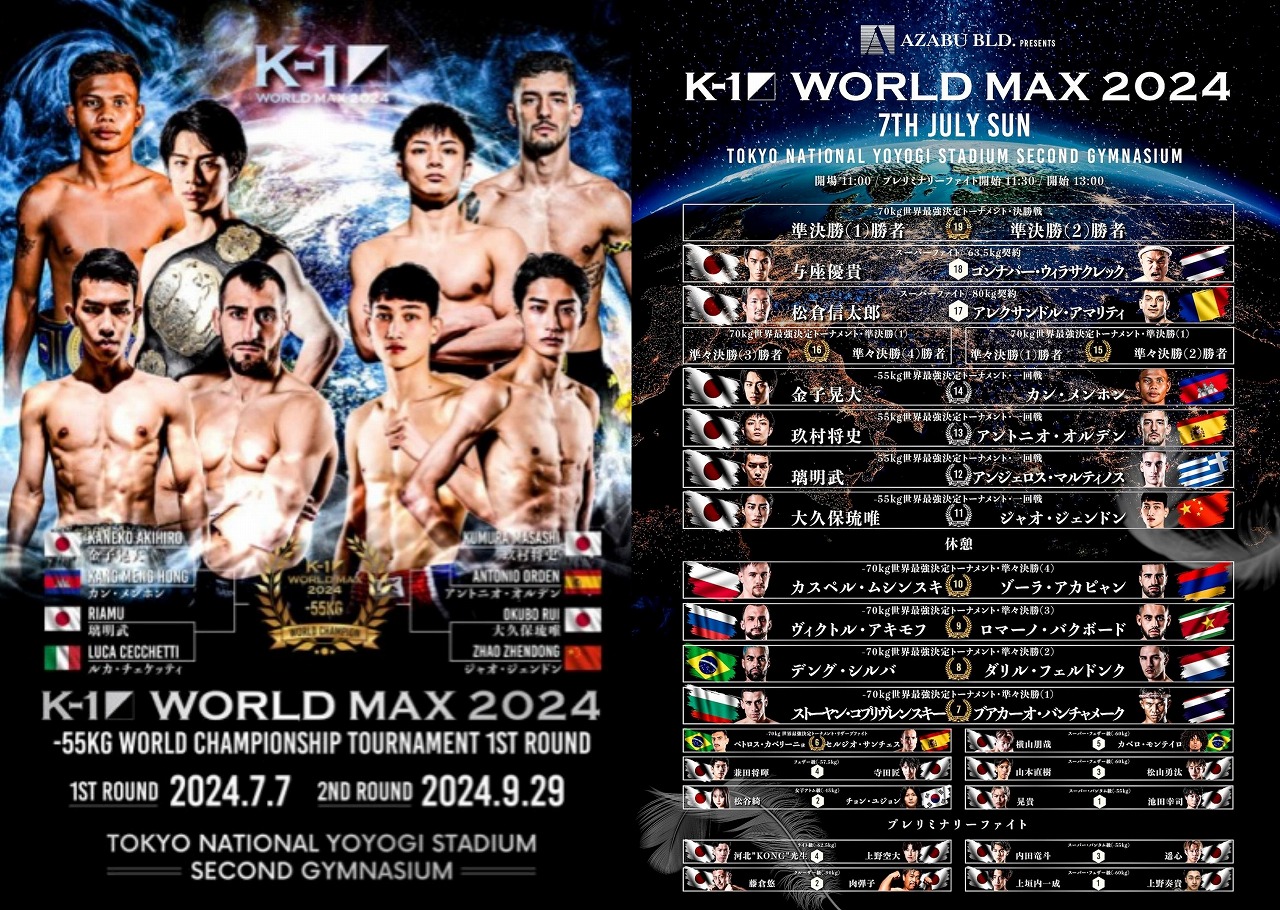 K-1 WORLD MAX 2007 ポスター ブアカーオ ブアカーオ戦も明日！史上初 
