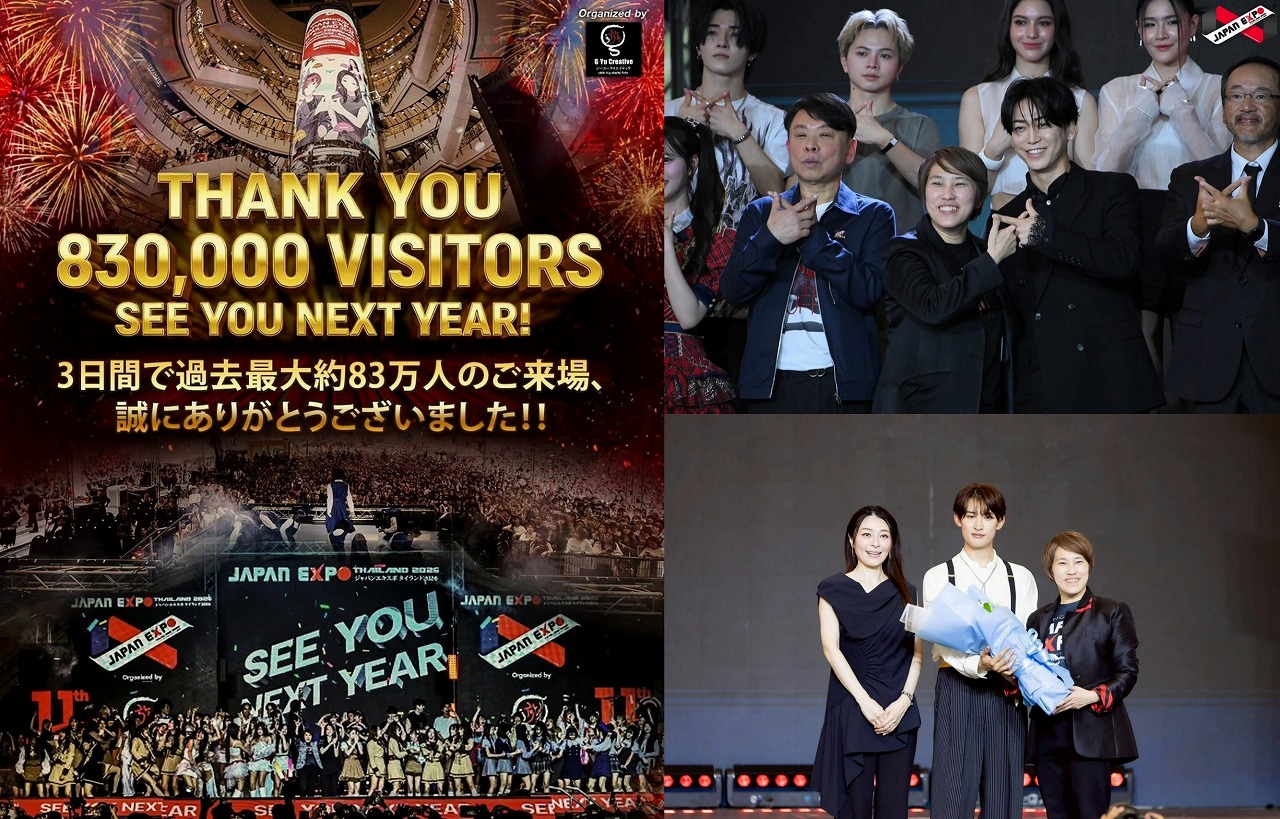 おかげ様で来場者83万人！アジア最大級の祭典「JAPAN EXPO THAILAND